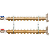 Коллектор отопления STOUT 1"латунь, 12x3/4" в сборе без расходомеров SMS 0468 000012
